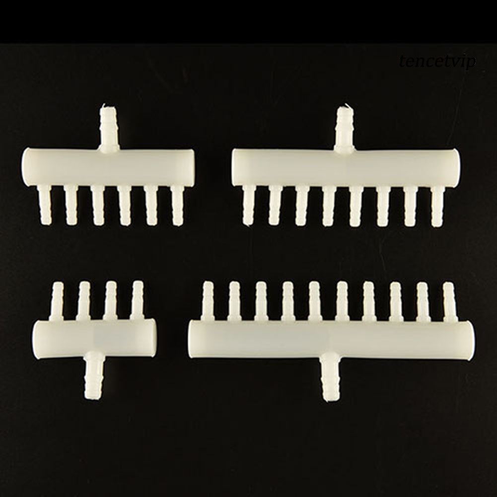 1 Van Chia Khí Cho Bể Cá Bằng Nhựa 4 / 6 / 8 / 10 Cổng 4mm