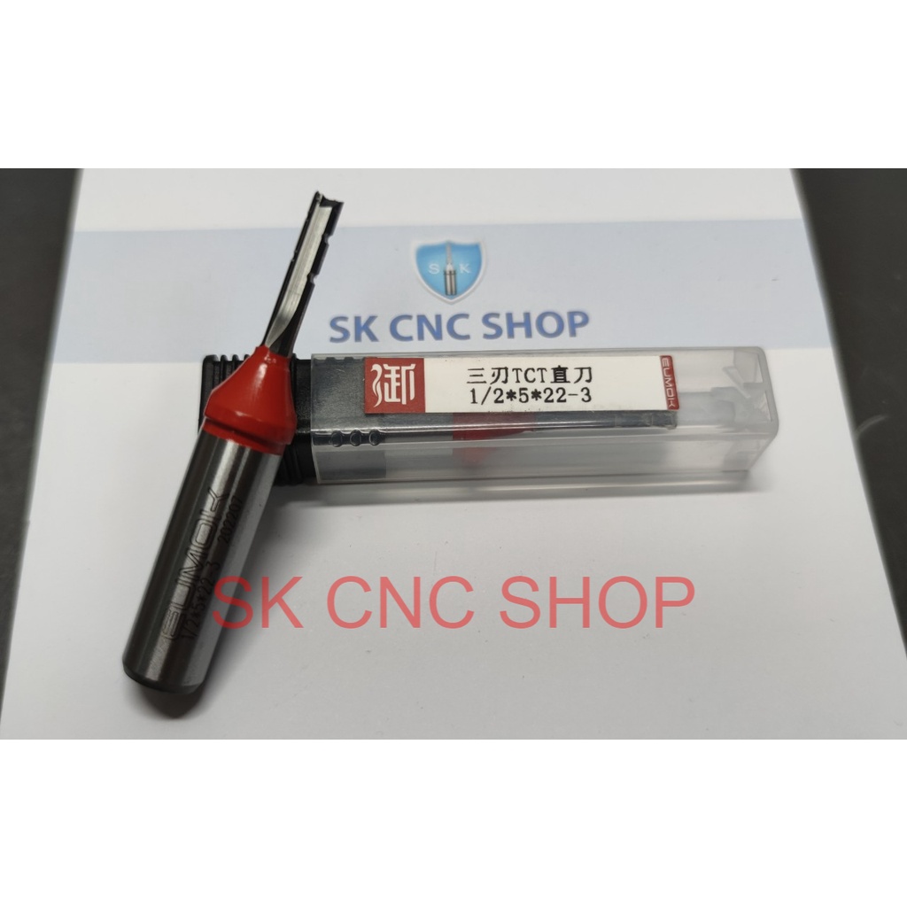 Mũi dao 3 lưỡi có rãnh TCT 5MM - chất lượng thép cao cấp - SK CNC SHOP