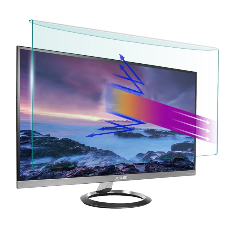 Tấm Lọc Ánh Sáng Xanh Dương & UV Bằng Acrylic Bảo Vệ Màn Hình Máy Tính Để Bàn