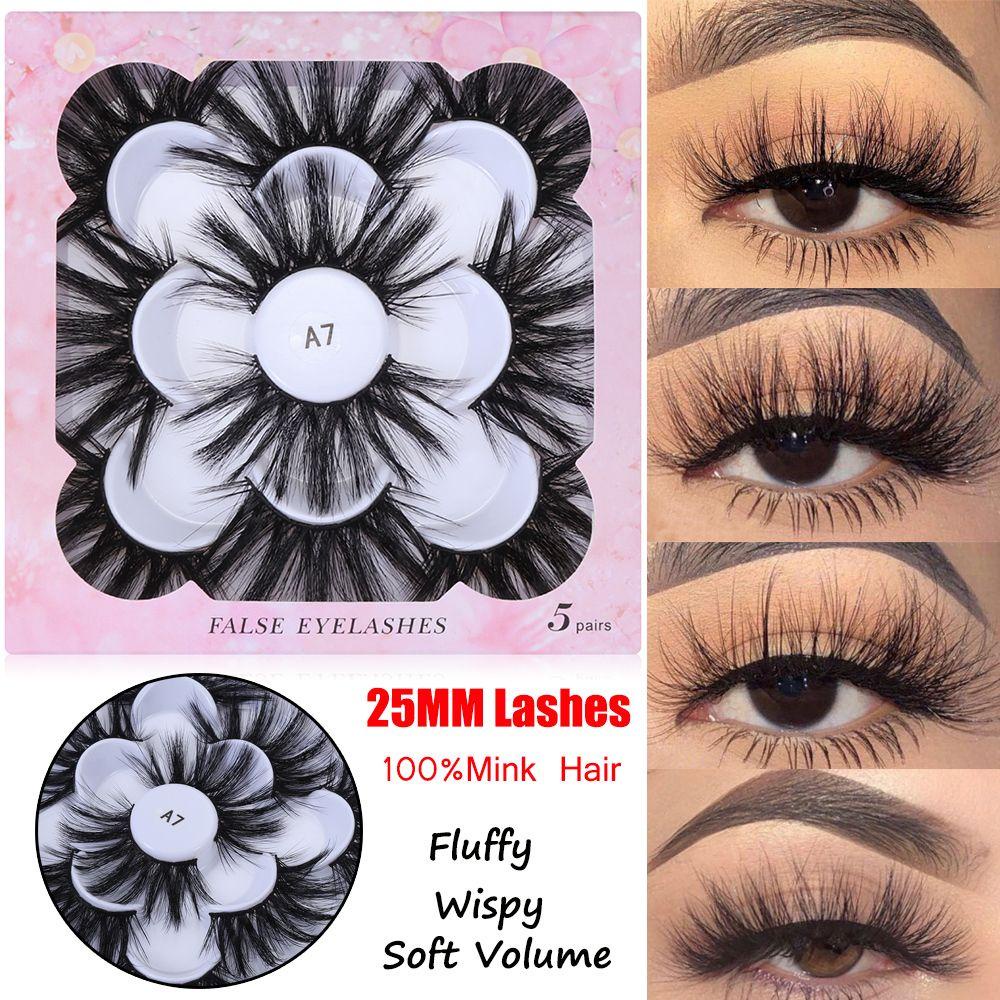 Bộ 5 Cặp Lông Mi Giả SKONHED Mềm Mại Và Dày Dặn