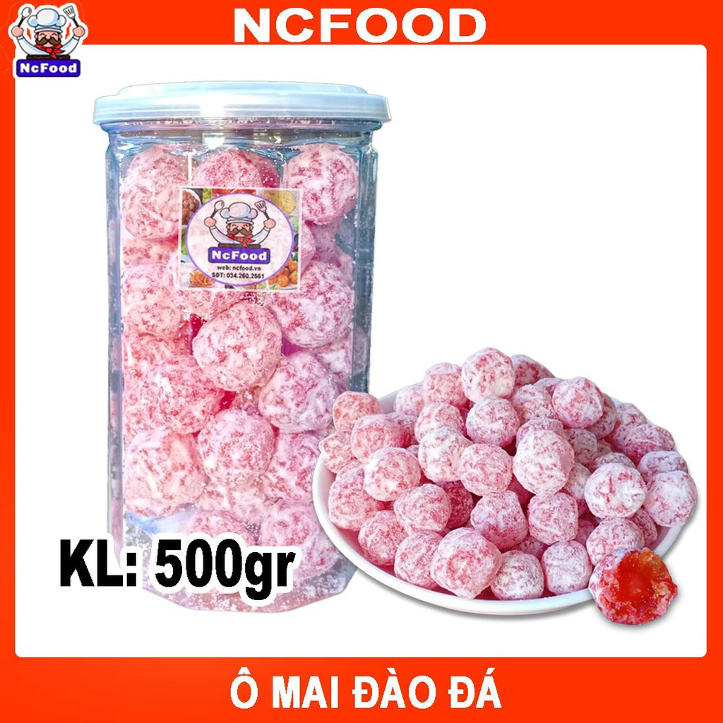 [500gr] Ô Mai Đào Đá/ Xí Muội Đào (NCFOOD)