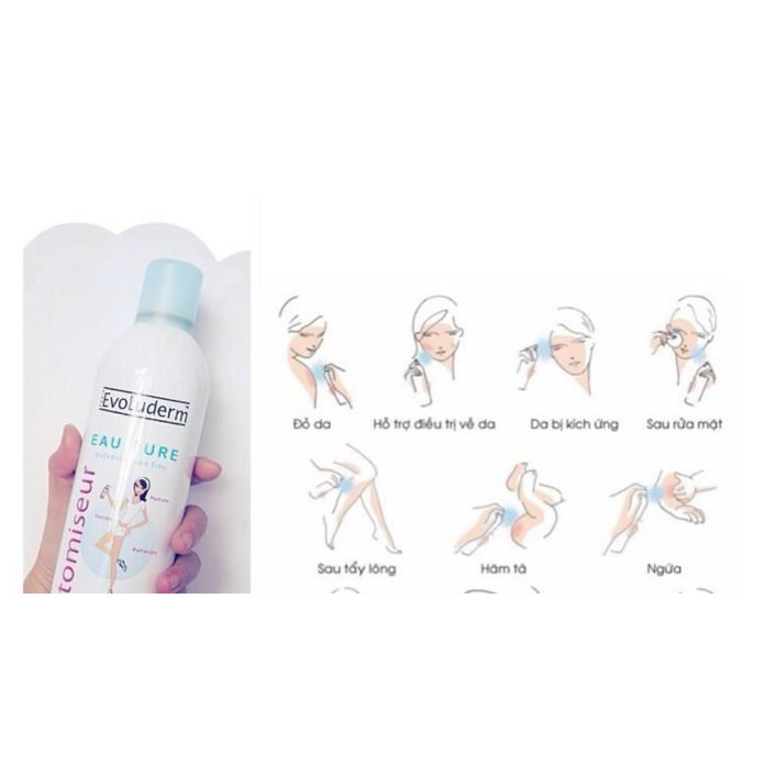 Xịt khoáng Evoluderm của Pháp