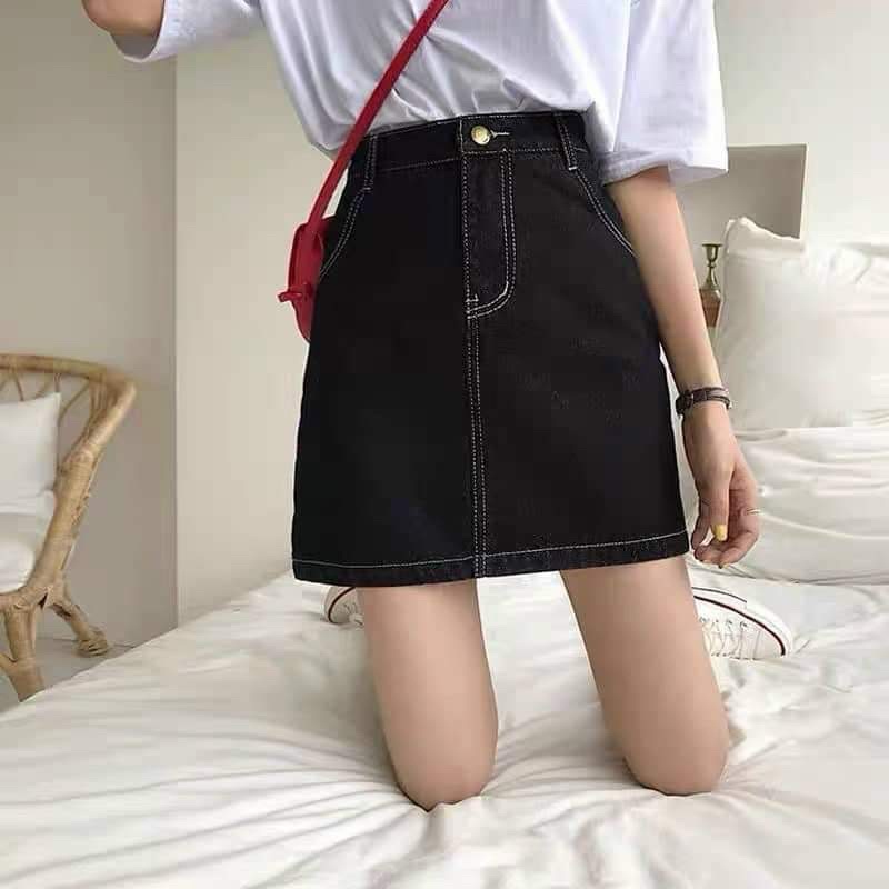 Chân váy chỉ nổi hai lớp kèm quần KA12