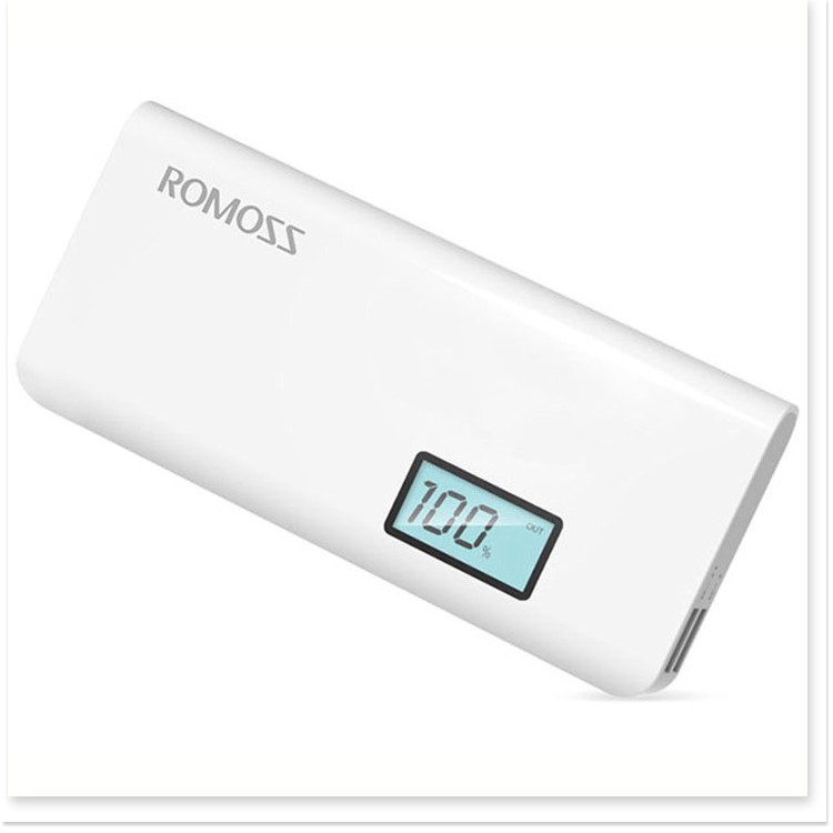 Pin sạc dự phòng romoss sense 4 dung lượng 10.400mah tự động ngắt khi pin