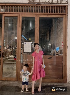 Đầm lụa hồng đuôi cá l1 (ảnh thật)