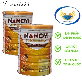 Combo 2 Hộp 900g Sữa Nghệ - Sữa Bột Nghệ NANOVI CURCUMIN MILK  Date 2024