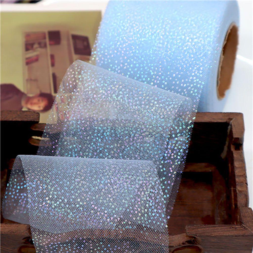 Dây Ruy Băng Thắt Nơ Họa Tiết Chấm Bi Dài 25 Yards