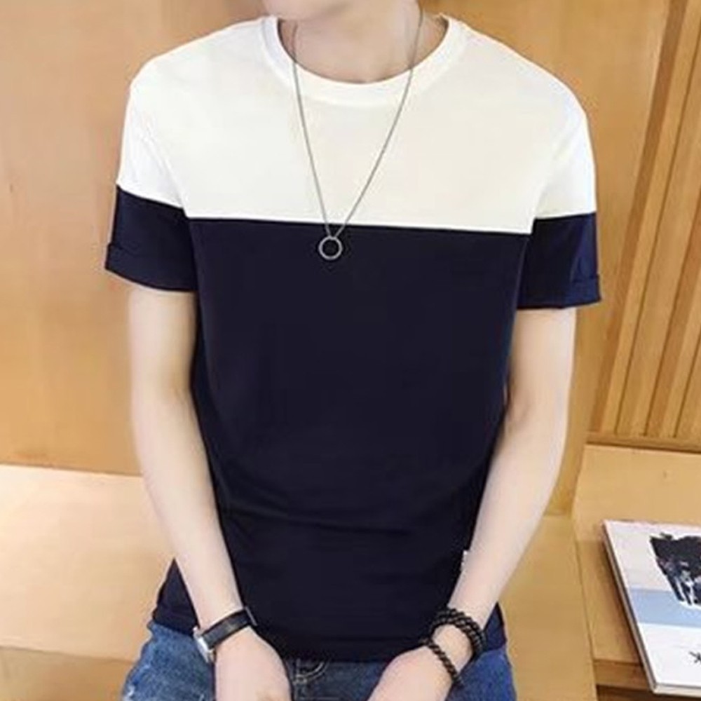 Áo Thun Nam Thiết Kế Đơn Giản Hợp Thời Trang Phong Cách Hàn Quốc