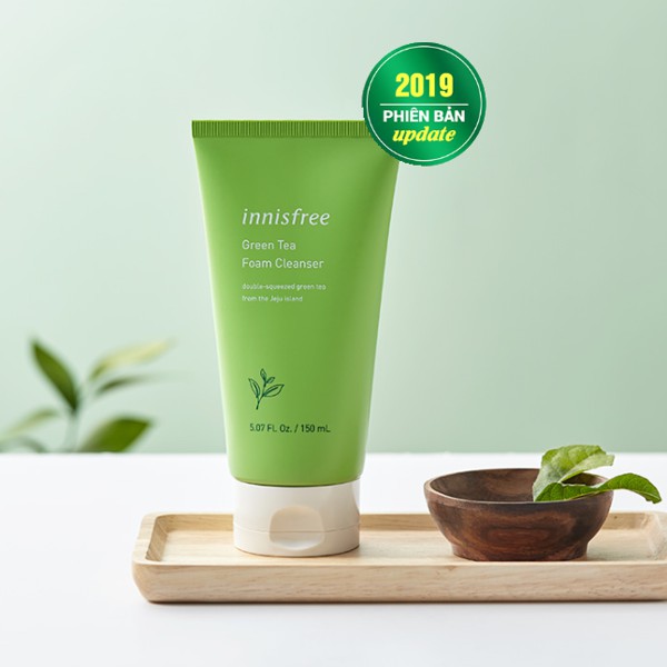 [New 2019] Sữa Rửa Mặt Chiết Xuất Từ Trà Xanh Innisfree Green Tea Foam Cleanser 150ml