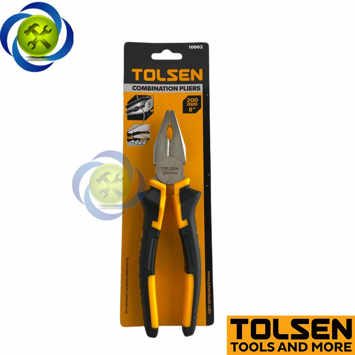 Kìm điện Tolsen 10002 mạ Niken 200mm 8 inch