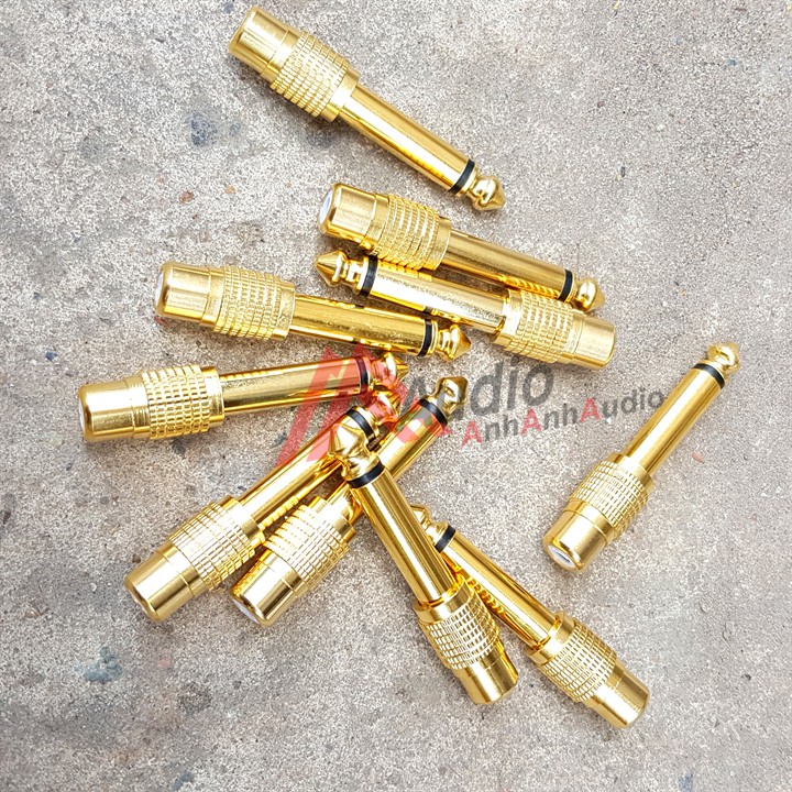 Jack Chuyển 6 ly ra AV Đồng Nguyên Chất , Mẩu 6L_004 Giá 01 Cái