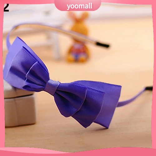 Băng Đô Cài Tóc Đính Nơ Lớn Dễ Thương Dành Cho Bé Gái