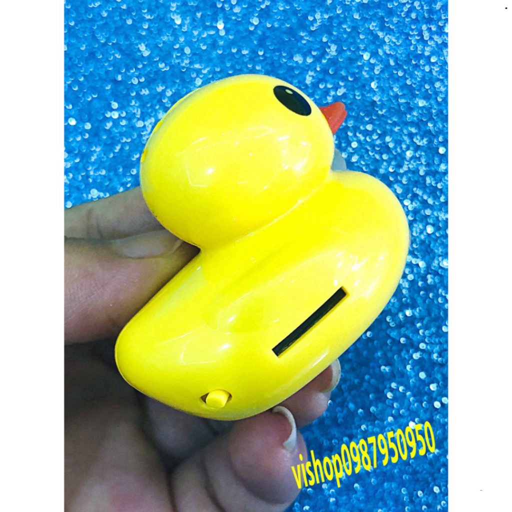Máy nghe nhạc mp3 mini hình chú vịt vàng đáng yêu -Máy nghe nhạc MP3 mini hỗ trợ thẻ nhớ SD TF