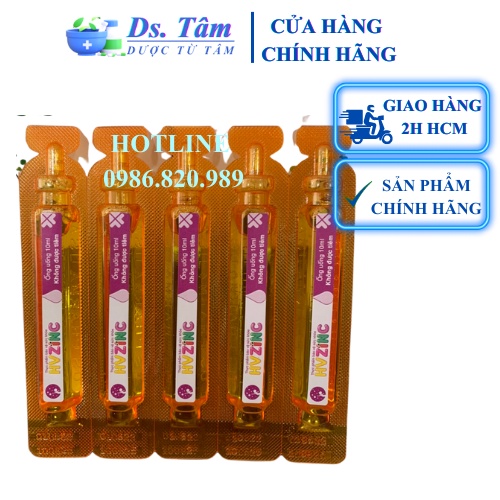 Kẽm cho bé HV ZINC, bổ sung Kẽm, Lysine, DHA, giúp cải thiện biếng ăn & tăng sức đề kháng cho trẻ