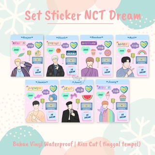 Hình dán Hello FUTURE NCT DREAM | Sticker dán tường hình nụ hôn | Datyu