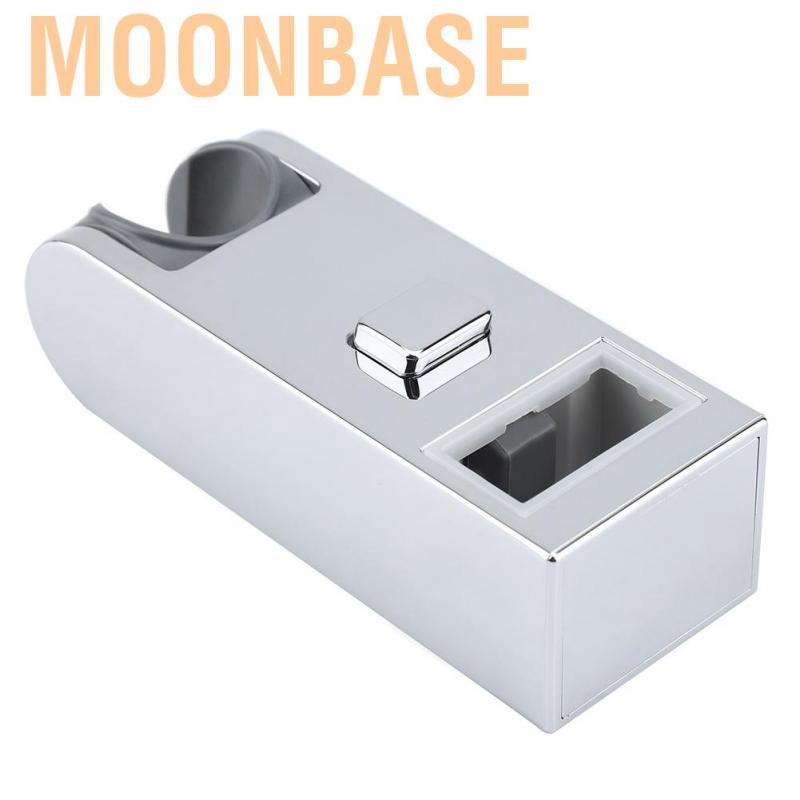 Moonbase ABS Chrome-plated Universal Hand Shower Head Bracket Adjustable Height Slider Bar Holder Stand 30*1