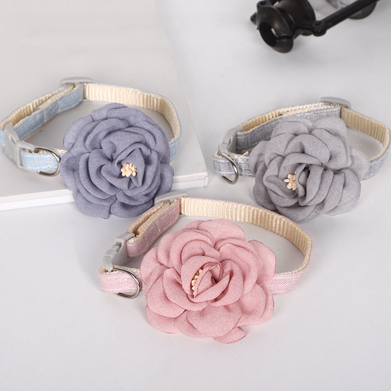 Vòng Cổ Bông Hoa Cho Mèo Chất Liệu Bông Tổng Hợp VCO1444 MIAOCAT