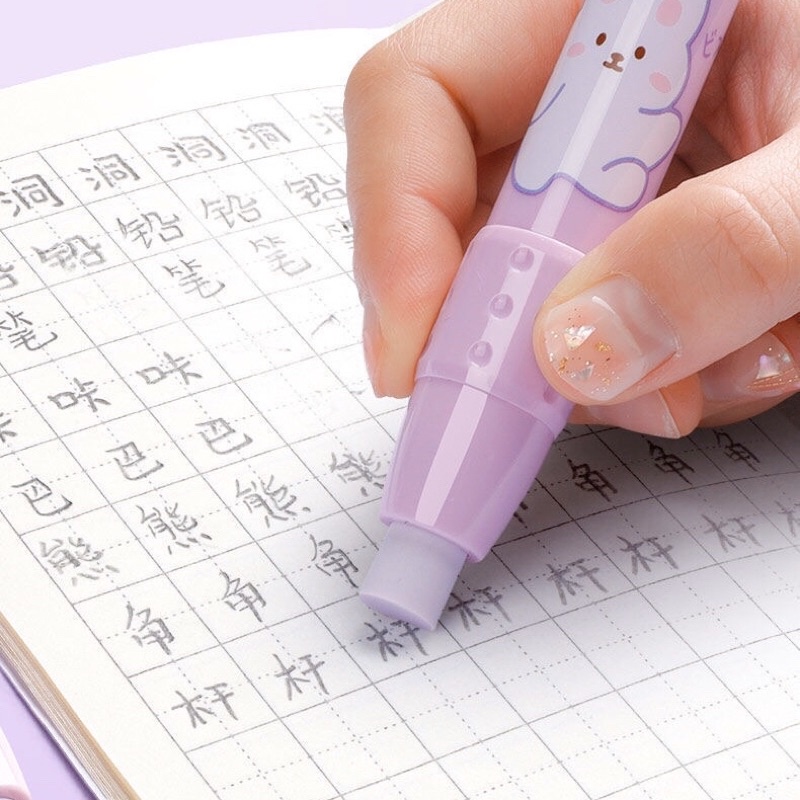 [ DaVinci ] Bút tẩy bấm dễ thương tông màu pastel