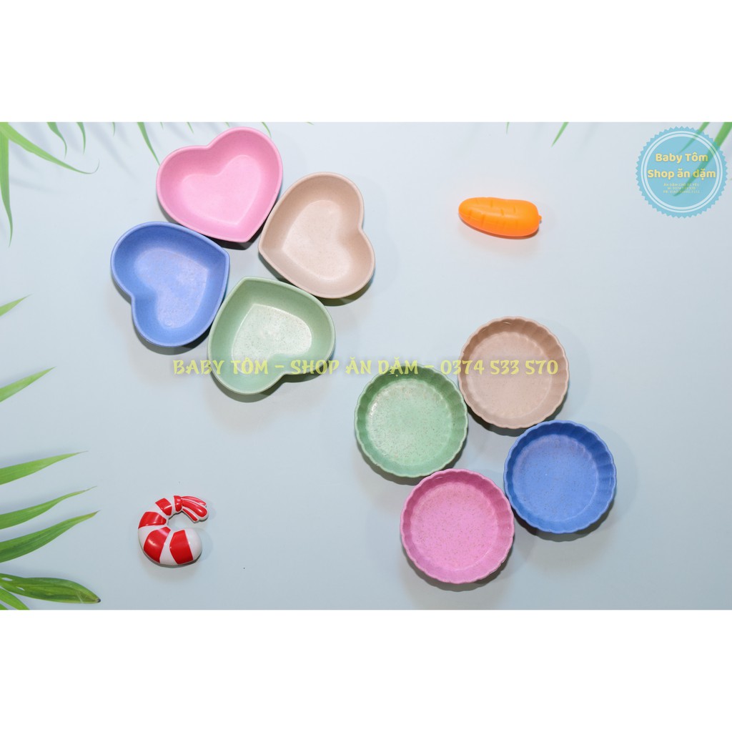 Bát ăn dặm lúa mạch mini cho bé NPP Baby Tôm