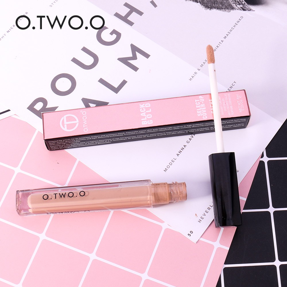 Kem che khuyết điểm O.TWO.O dạng lỏng che phủ quầng thâm lỗ chân lông 4 màu sắc tùy chọn dành cho trang điểm 30g