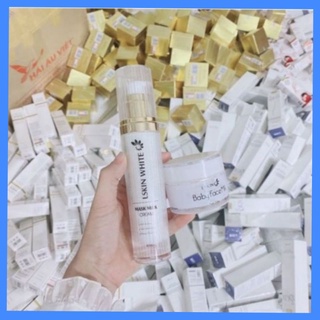 Compo 2 sản phẩm ủ trắng kén tằm + kem baby face milk Cấy trắng cao câp