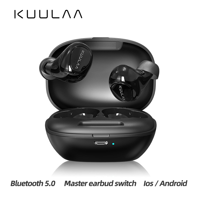 Tai Nghe Kuulaa TWS Bluetooth Không Dây Rảnh Tay Lý Tưởng Để Chơi Game/ Thể Thao