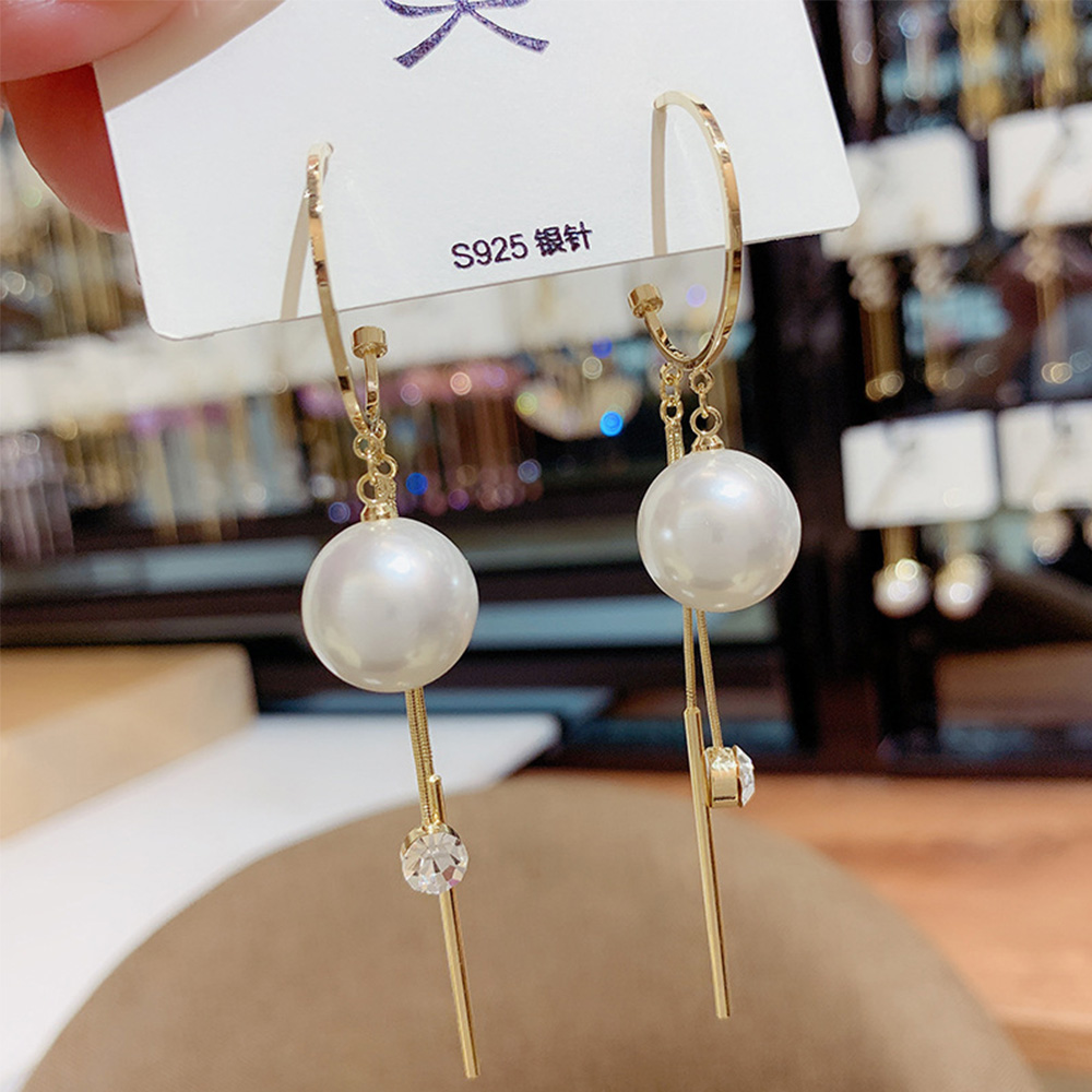 Khuyên tai nữ dáng dài tạo hình độc đáo tinh tế đẹp mắt