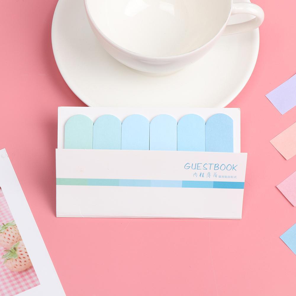 RAINBOW Set 120 Tờ Giấy Dán Ghi Chú Họa Tiết Dễ Thương