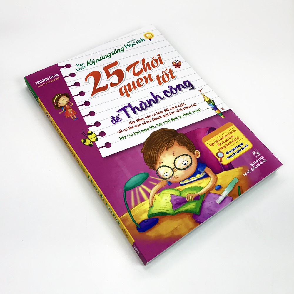 Sách: Rèn Luyện Kĩ Năng Sống Dành Cho Học Sinh - 25 Thói Quen Tốt Để Thành Công - TSTN