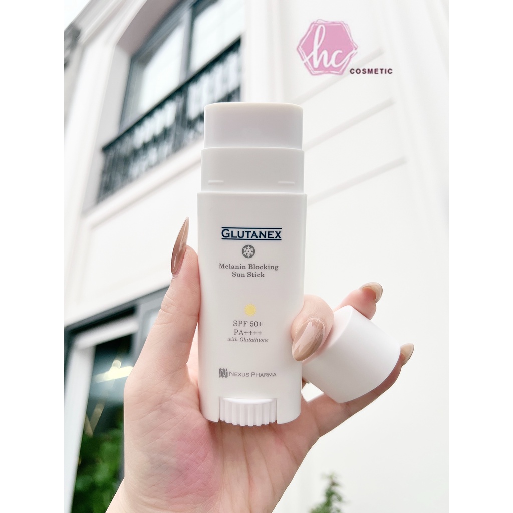 Lăn chống nắng Glutanex Melanin Blocking Sun Stick SPF 50+ PA++++ with Glutathione - Hương Chất Cosmetic