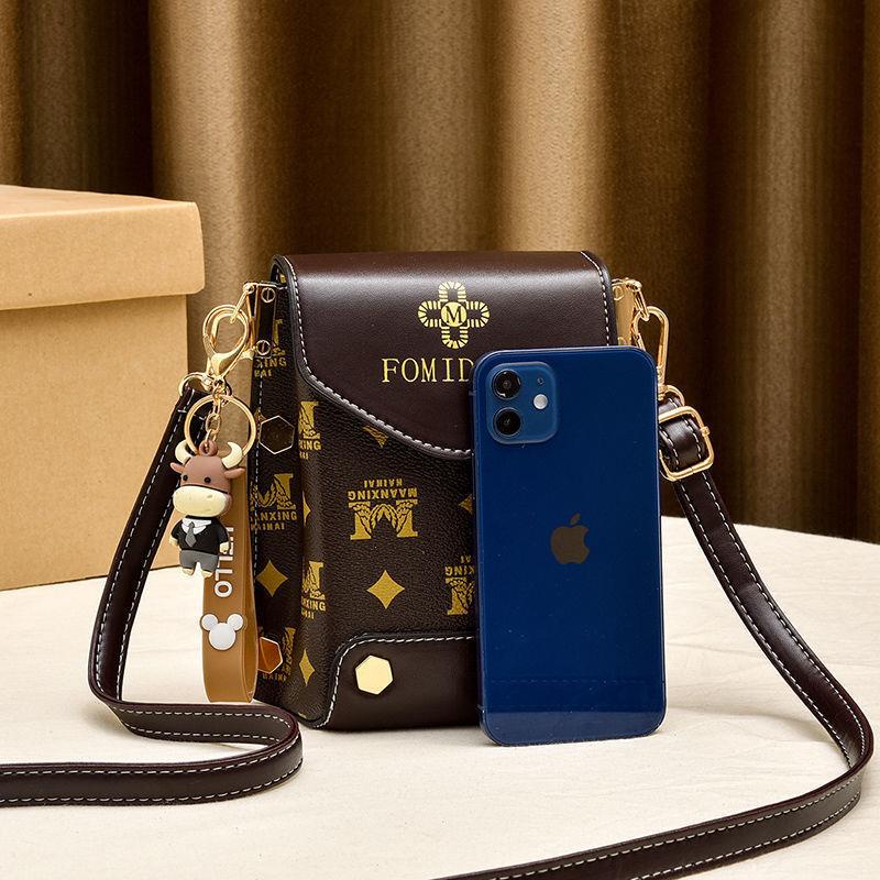 Túi đeo chéo đựng ví đựng điện thoại, da Pu cao cấp thời trang SHOPMYNHI SMN244