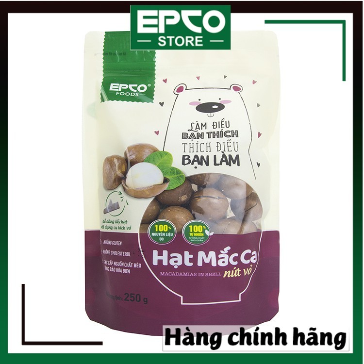 Hạt Mắc Ca Úc EPCO Foods (Gói 250g)