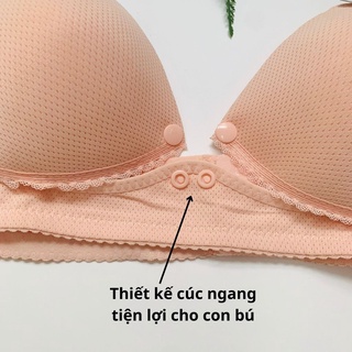 Áo ngực bầu và cho con bú, áo lót không gọng nâng đỡ vòng 1 chống chảy xệ - ảnh sản phẩm 8