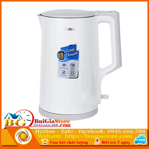 Bình đun siêu tốc Midea 1.7 lít MK-17DW