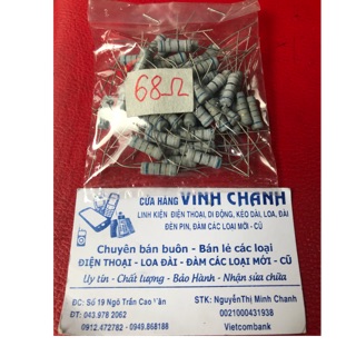 Combo 100 con trở 2W 68 Ohm