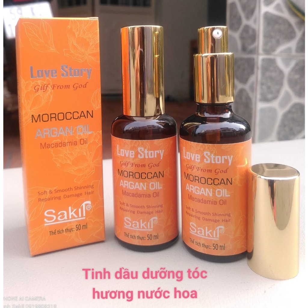 Tinh Dầu Serum Dưỡng Bóng Và Phục Hồi Tóc Sakil 50ml