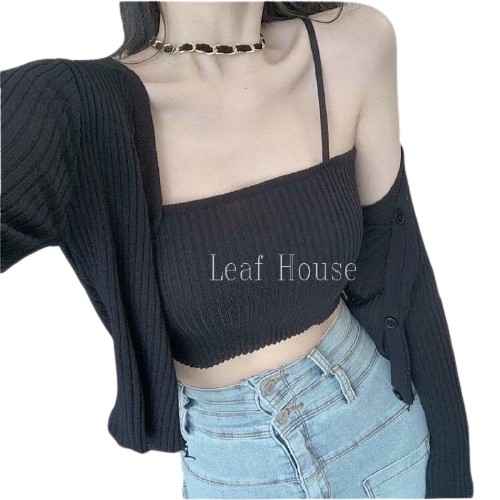 Áo Cardigan kèm 2 dây lót alohashop91