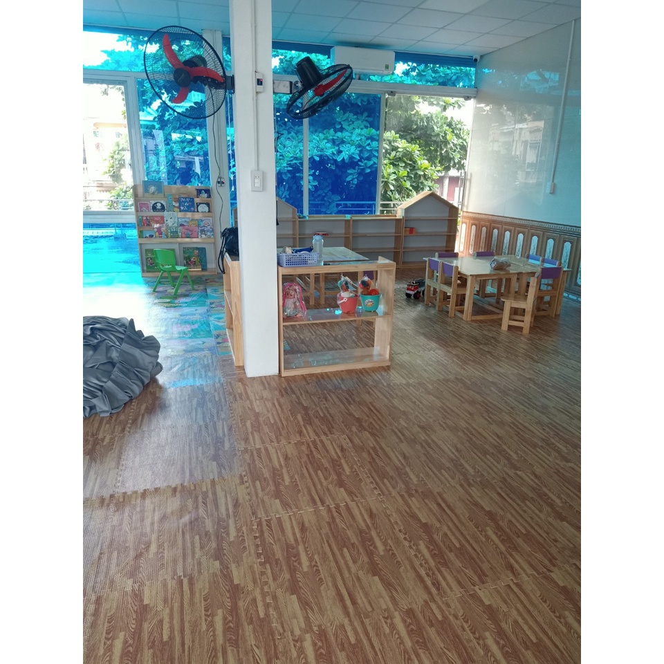 Giá kệ Montessori 3 tầng 2 ngăn KT 90*30*80 cm  I Đồ dùng thiết bị mầm non