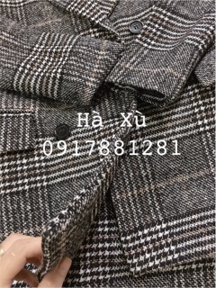 Set áo dạ + chân váy