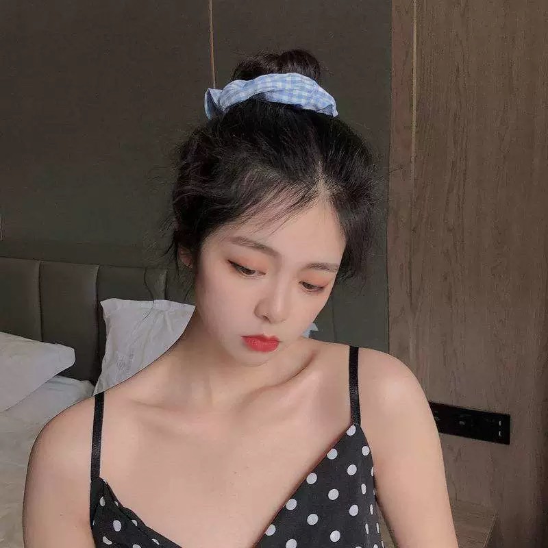 Dây buộc tóc Bivota chun buộc tóc vải scrunchies siêu xinh S11