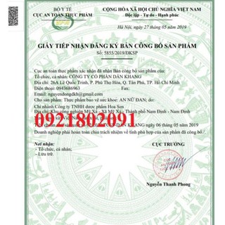 An nữ đan ( lọ 60 viên)