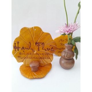 Tranh thư pháp chữ Hạnh Phúc để bàn