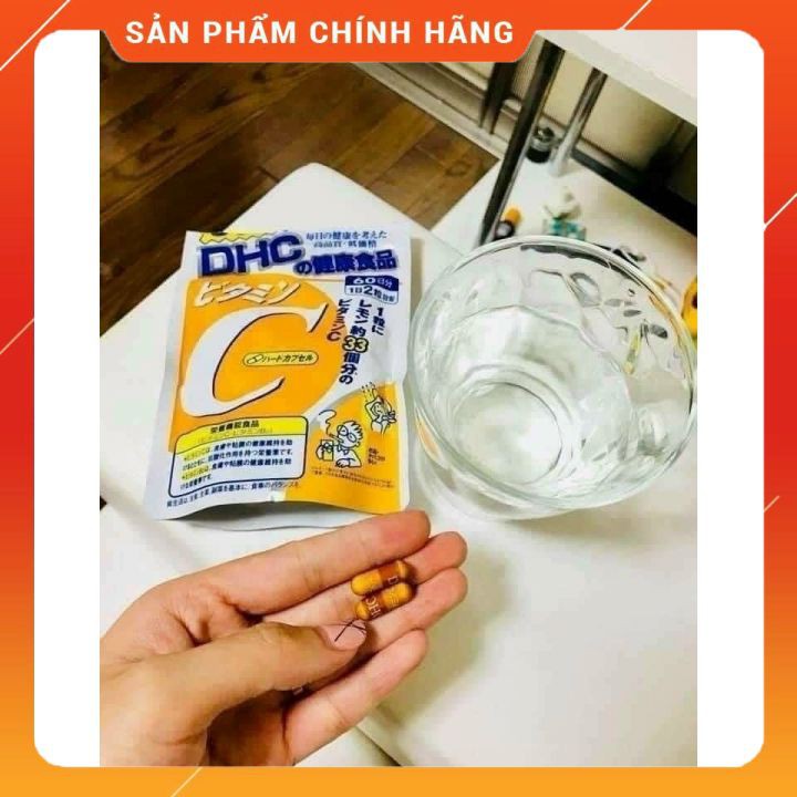 Viên uống Vitamin c dhc Nhật [CHUẨN NỌI ĐỊA] Viên vitamin c dhc 60 ngày 120 viên