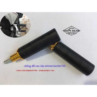 Gù Chống Đổ Sau, Chống Ngang CNC Mới Thân Nhựa ABs Cho Ex/Winner 150