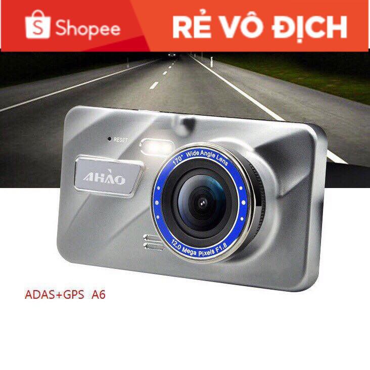 [RẺ SỐ 1 SHOPEE] Camera hành trình A6 Gps cảnh báo làn liền lùi fullHD