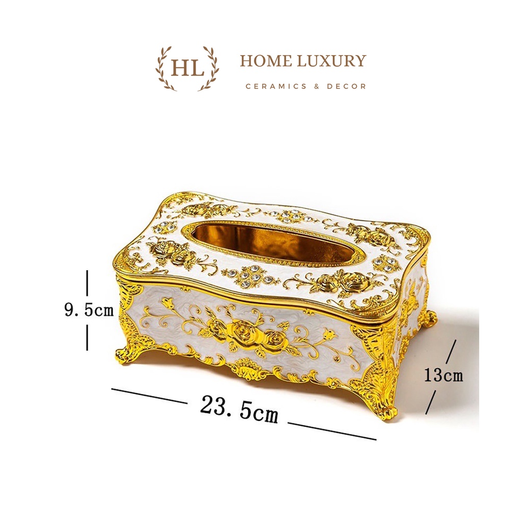 Hộp đựng giấy Hoàng Gia Size To | HỘP ĐỰNG GIẤY CHỮ NHẬT DÀI SIZE TO