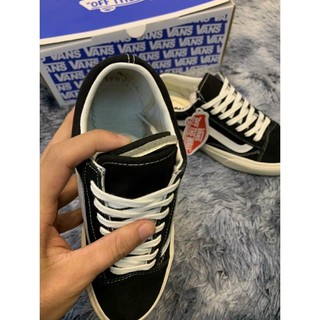 [Full Box Bill ] Giày vans vaul⚡️𝐒𝐢ê𝐮 𝐑ẻ⚡️ đen vạch trắng nam nữ