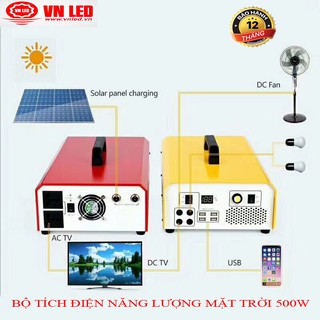 BỘ TÍCH ĐIỆN NĂNG LƯỢNG MẶT TRỜI 500W, Máy Phát Điện Năng Lượng Mặt Trời