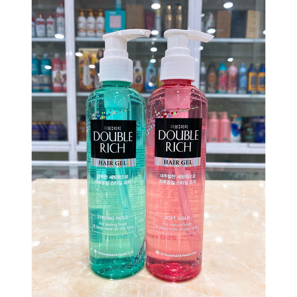 Gel tạo kiểu Double Rich Hair giữ nếp uốn tóc 250ml