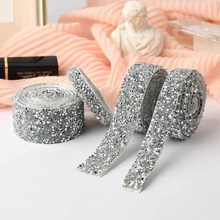 Cuộn Dây Ruy Băng Đính Đá Lấp Lánh 1 Yard